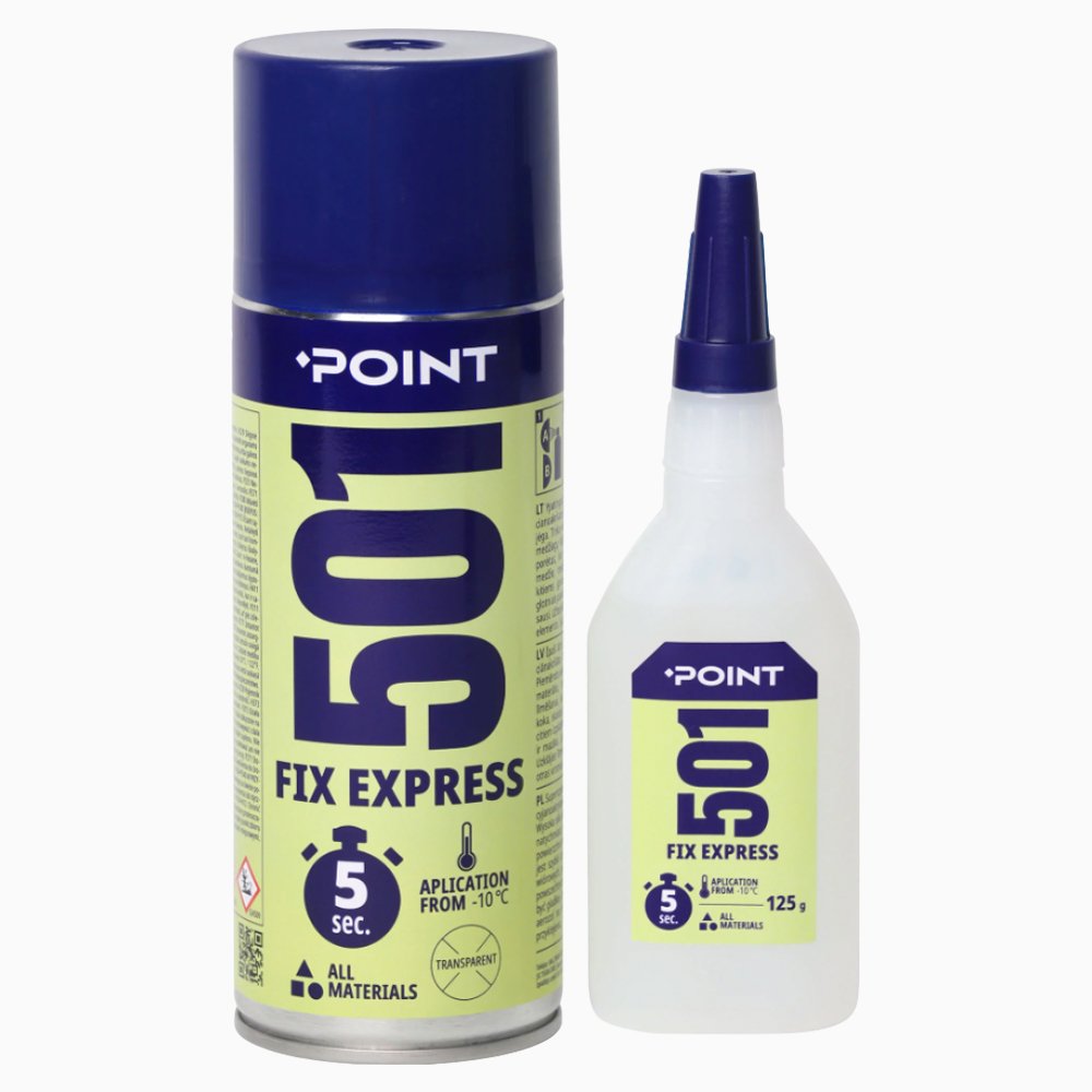 Klijai POINT 501 FIX EXPRESS pagrindinė nuotrauka Klijai POINT 501 FIX EXPRESS pagrindinė nuotrauka
