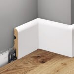 Balta MDF grindjuostė 8 cm aukščio. pagrindinė nuotrauka
