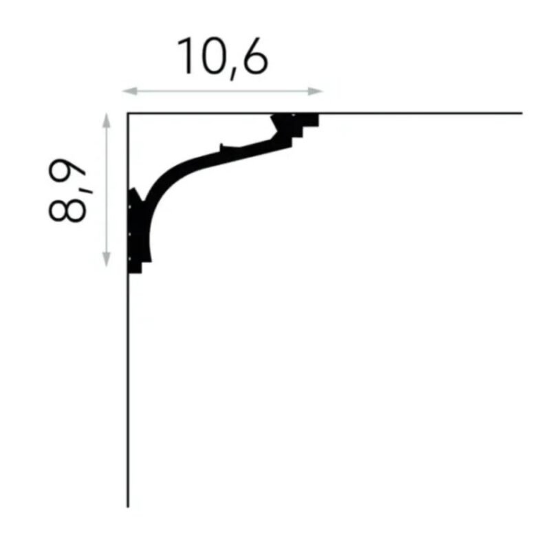 Bagetai luboms MD110. Brėžinys
