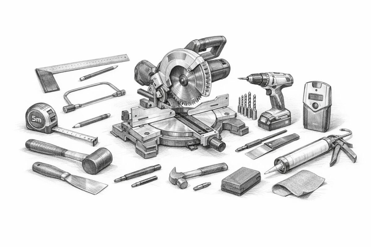 Grindjuosčių montavimo įrankiai