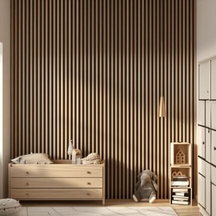 Lamelės sienoms „Light Oak L0102”