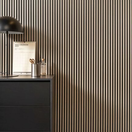 Lamelės sienoms „Light Oak L0102”. P[agr. nuotrauka