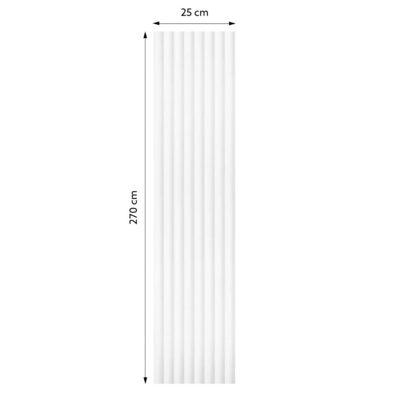 Sienų panelės dažomos WP001 Duna. Brėžinys