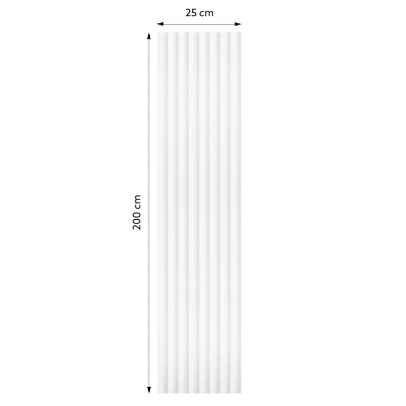 Sienų panelės dažomos WP001T Duna. Brėžinys