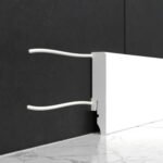 Dažomos polistireno grindjuostės LPC-51. Vizualizacija