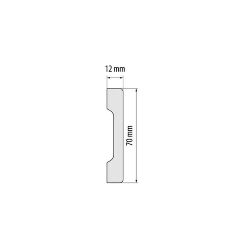 Polistireno grindjuostės LPC-37. Brėžinys